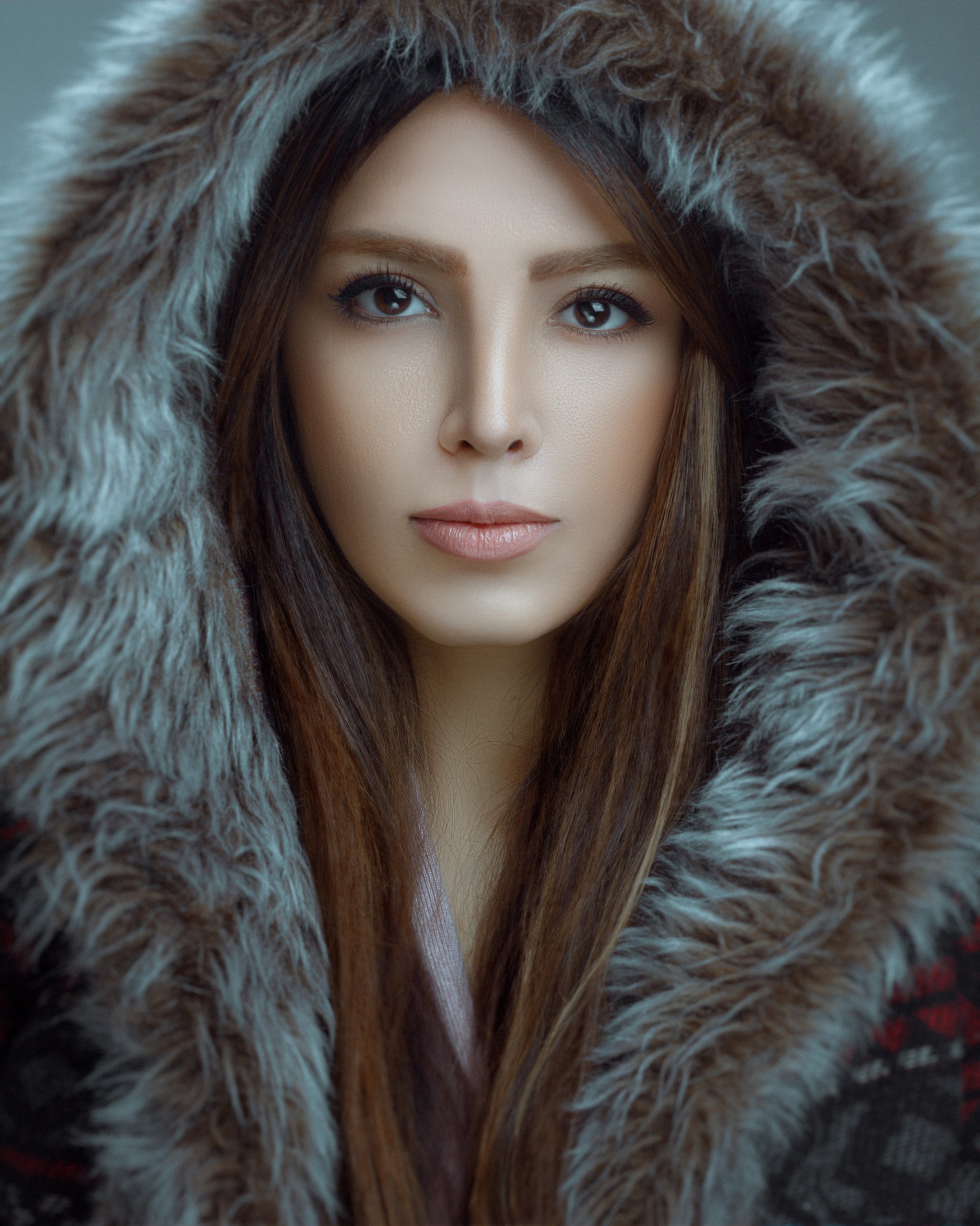 Portrait,Girl,Winter,Eyes,Artist, Amirhossein kazemi