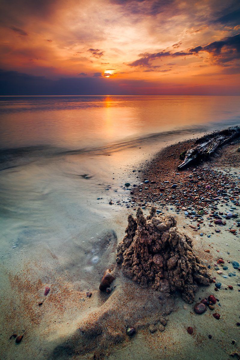 Baltic Sea, Colors, Landscape, Sunset, Руслан Болгов (Axe)