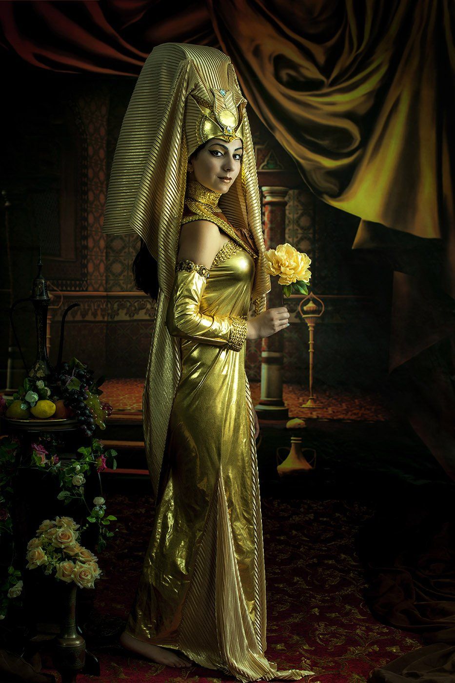 Египетский наряд, Образ, Портрет девушки еврейская девушк, Вячеслав 19