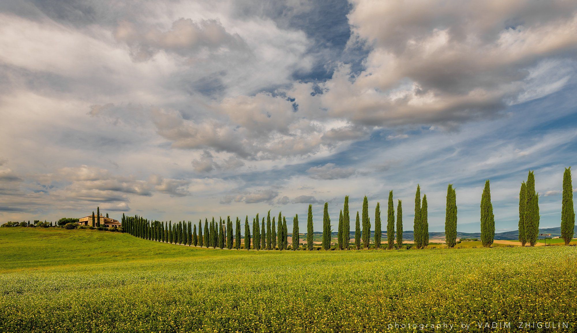 Italy, Landscape, Toscana, Val d' Orcia, Вадим Жигулин