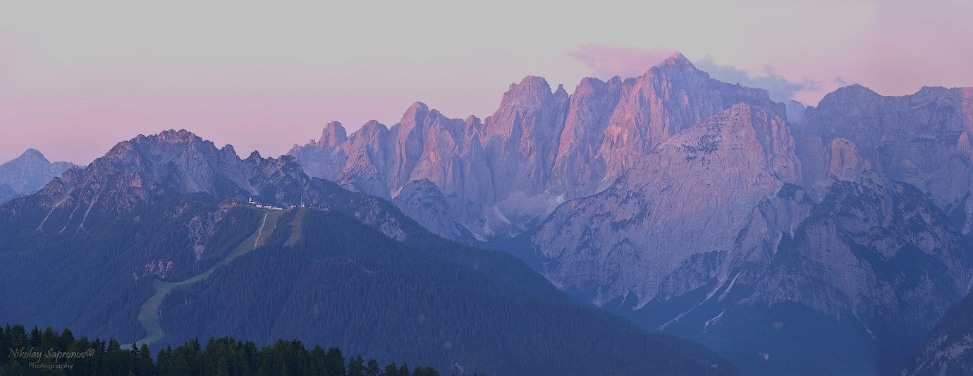monte lussari, альпы, горный пейзаж, горы, италия, юлианские альпы, Николай Сапронов