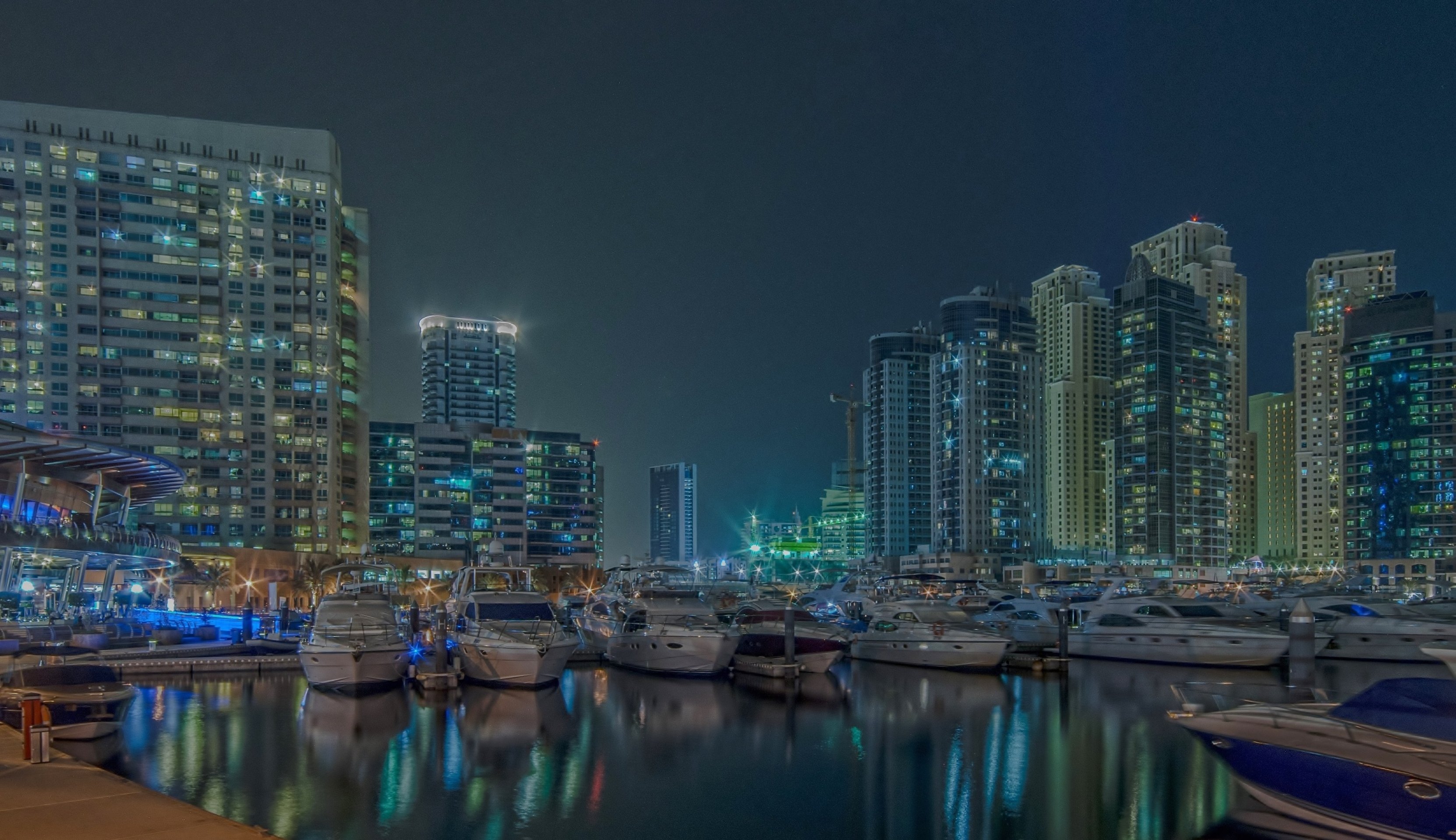 Dubai, Landsacpe, Long exposure, Marina, Night, Jacek
