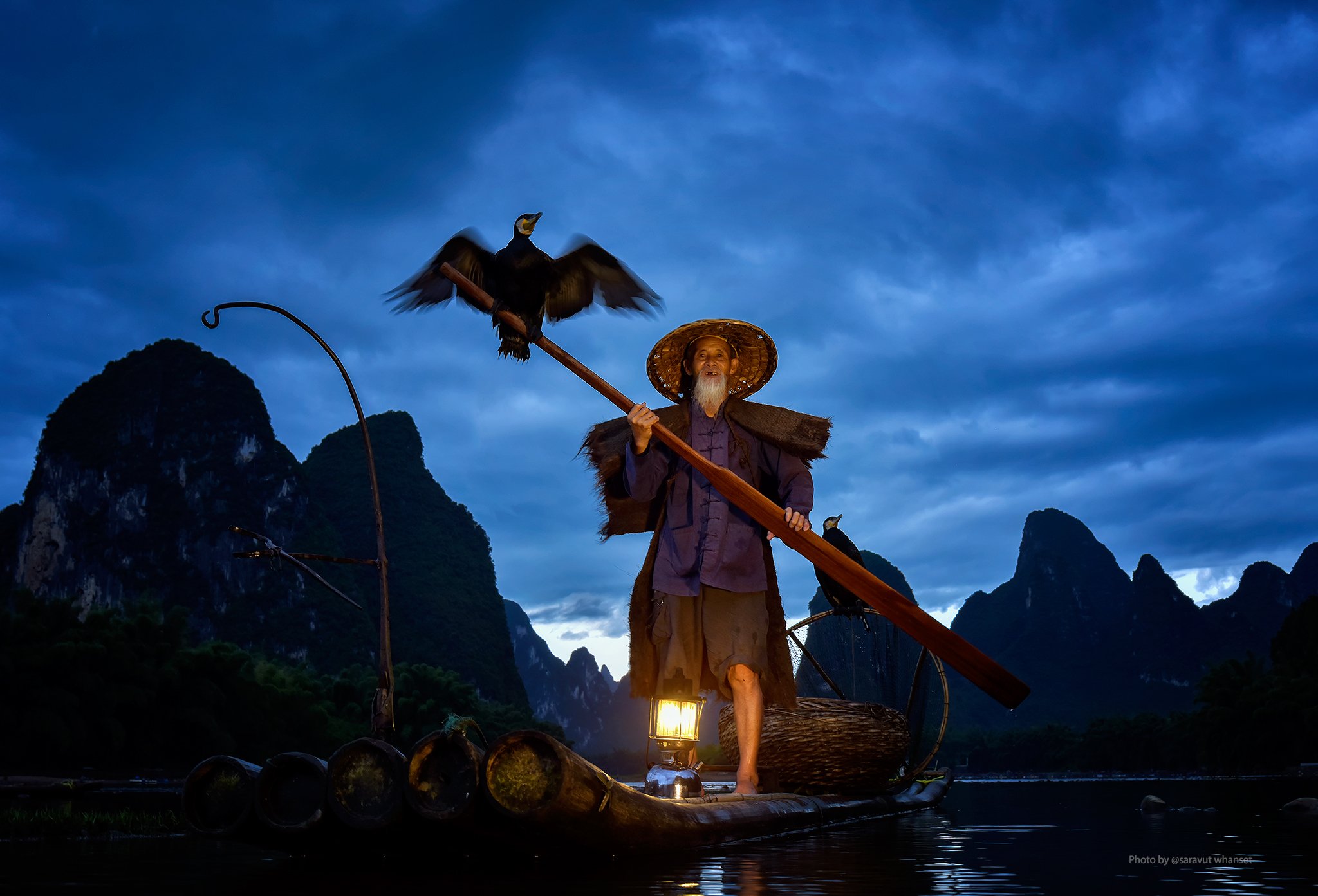 China, Fisherman, Fishing, River, Saravut Whanset