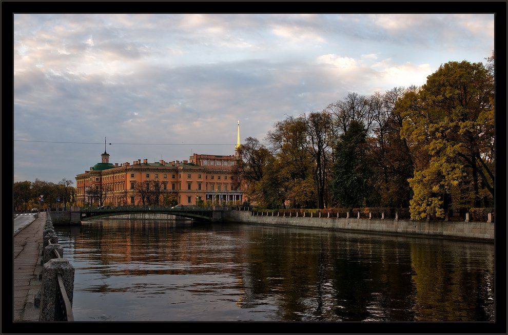 петербург, центр, фонтанка, инженерный замок, осень, Kirill Shapovalov