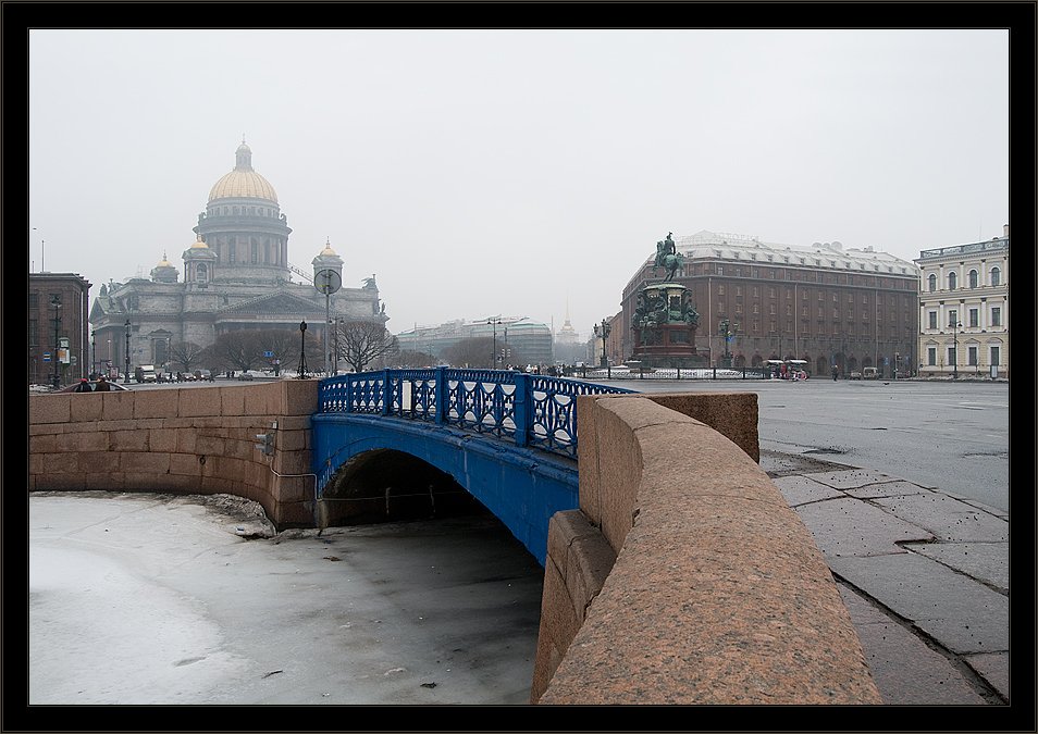 петербург, центр, исакий, синий мост, весна, март, Kirill Shapovalov