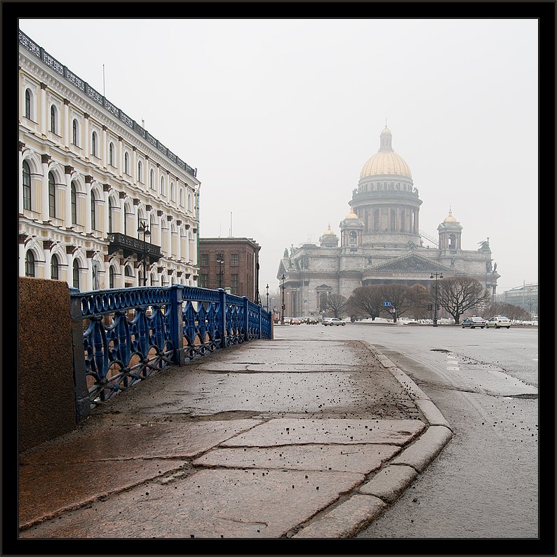 петербург, центр, исакий, синий мост, весна, март, Kirill Shapovalov