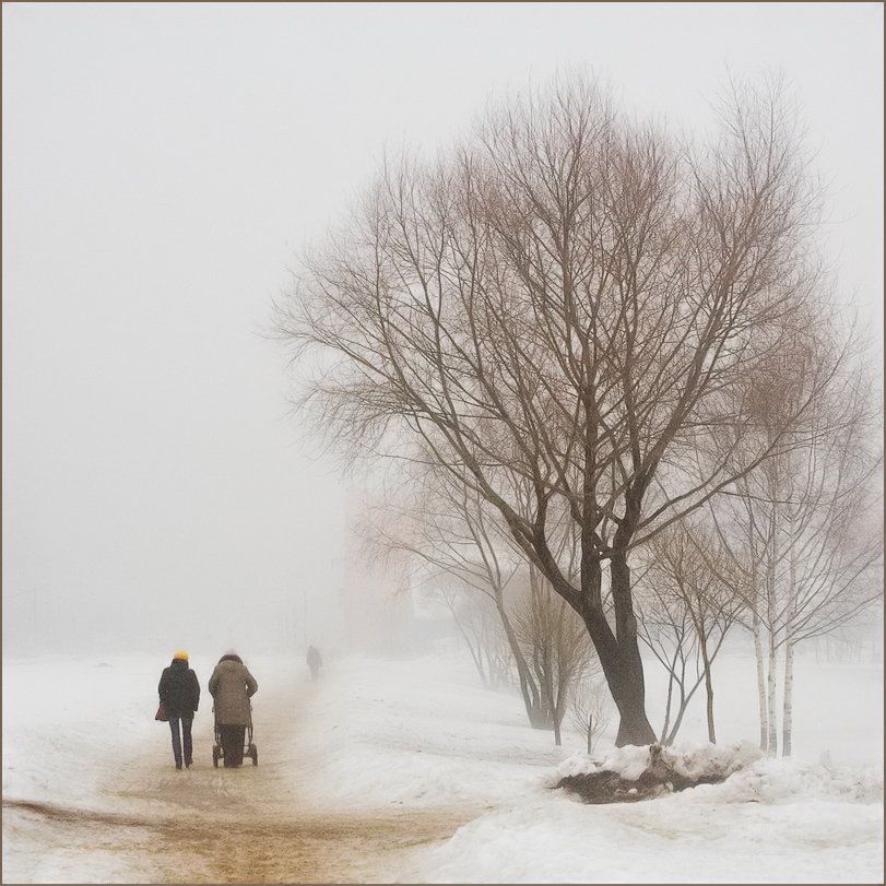 город, весна, туман, KIRILL KULIKOV(KARAKULEV)