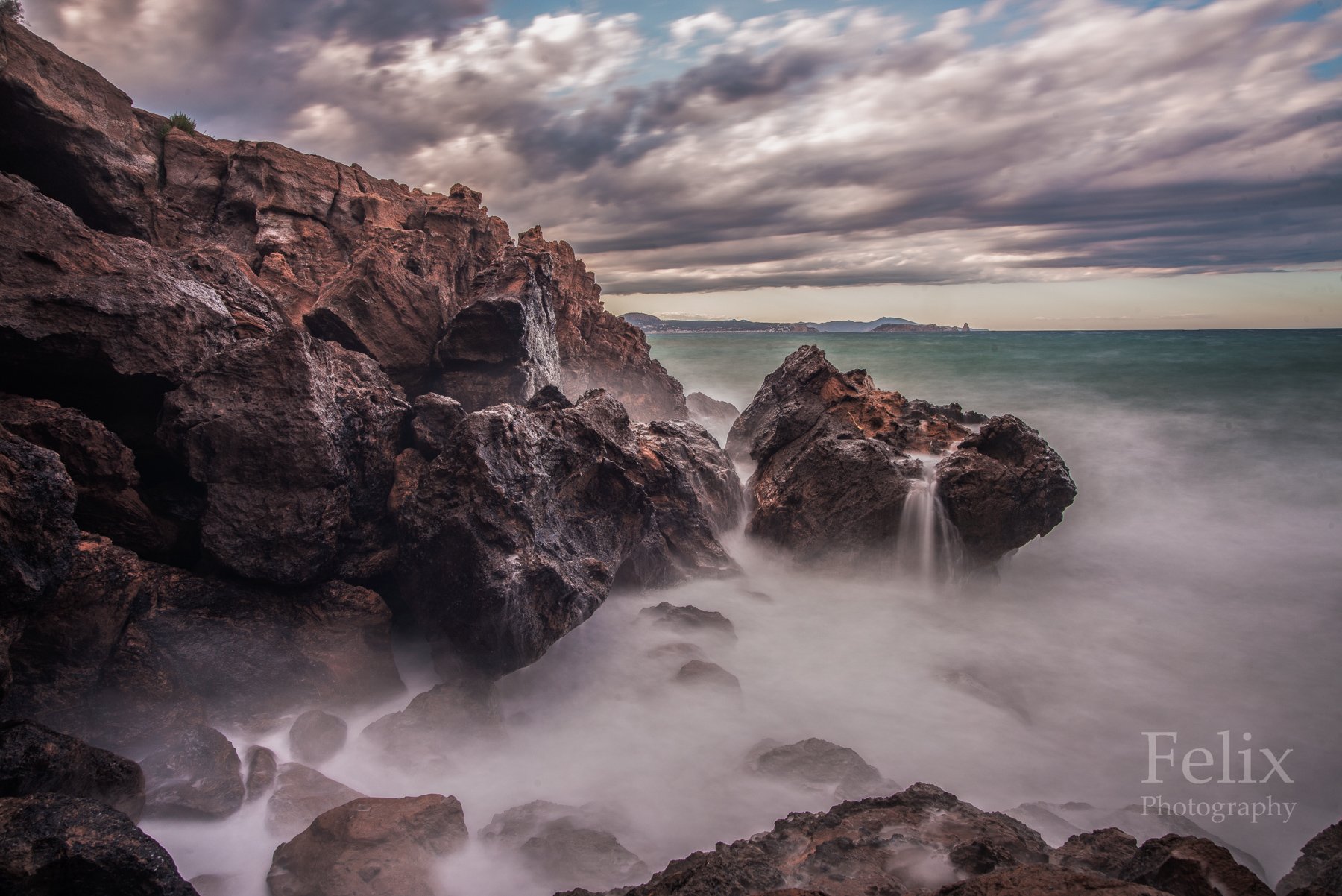 Sa riera,Spain,Rocks,Sea,Long exposure ,travel,, Felix Ostapenko