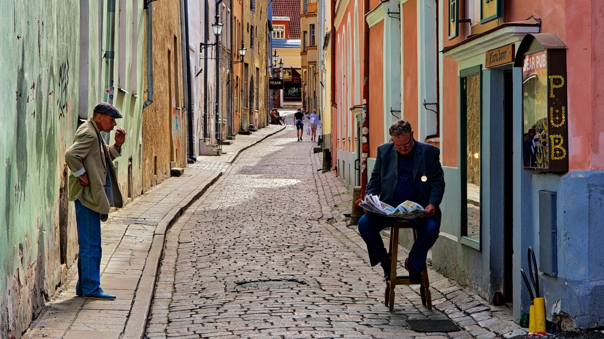 estonia, tallinn, capital city, city life, cityscape, europe, famous place, international landmark, day light, shadows, pub, bouncer, sentinel, tourist attraction, travel, travel destination, travel and tourism, unesco, unesco world heritage site, urban,, Эдуард Горобец