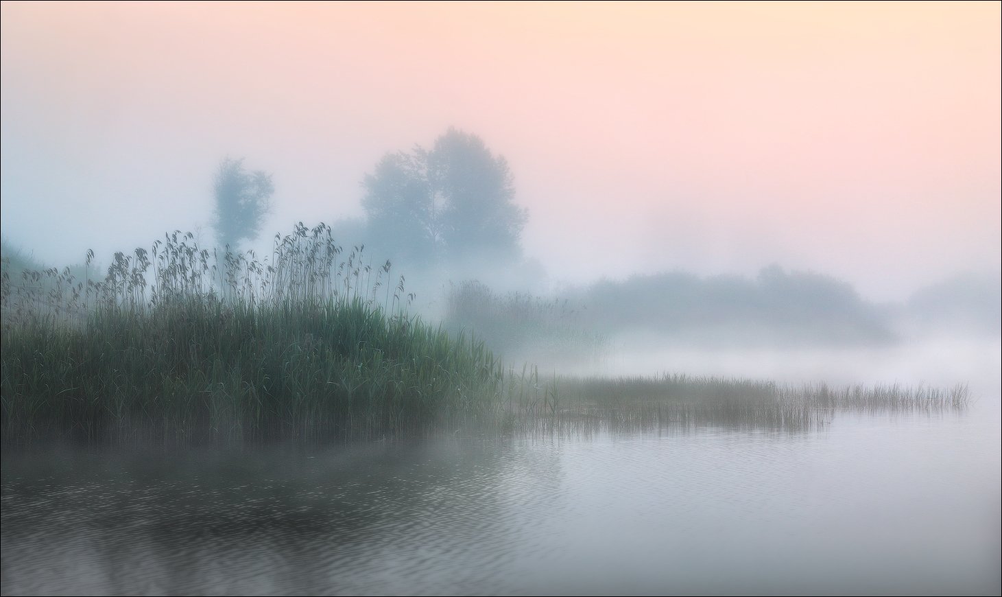рассвет, река волма, туман, Сергей Шабуневич