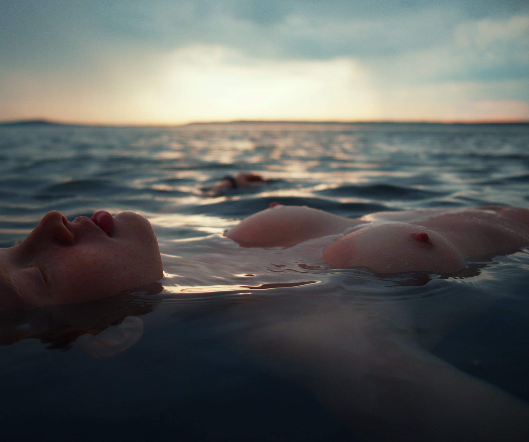 girl, water, lake, aslikul, bashkortostan, nude, naked, silence, Роман Филиппов