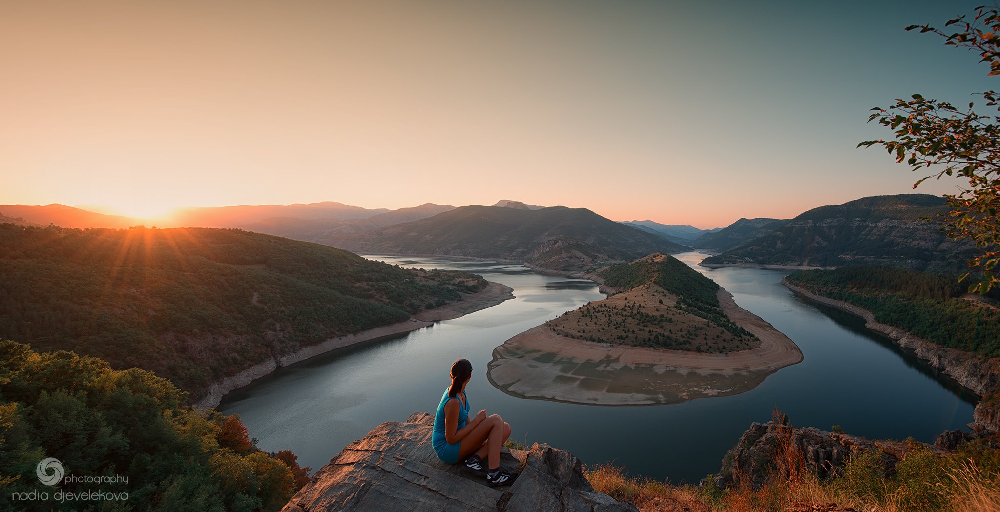 sunset, arda, river, meander, bulgaria, landscape, summer, Надя Джевелекова