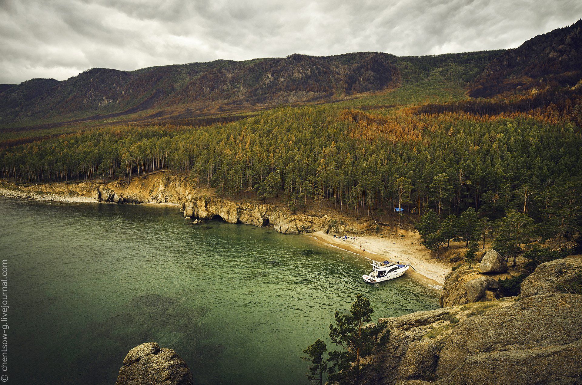 Baikal, Forest, Lake, Landscape, Mountains, Nature, Байкал, Бухта, Горный пейзаж, Лес, Природа, Ченцов Георгий