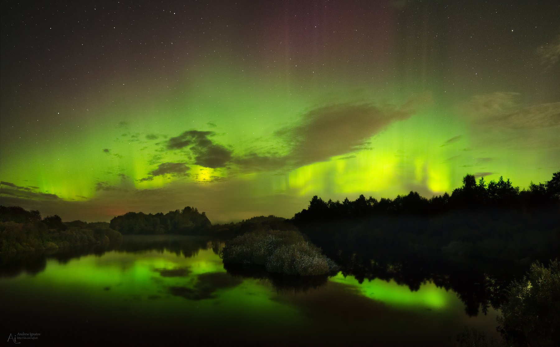 14mm, 2016, August, Aurora borealis, Landscape, Leningrad, Nikon d7000, Region, Russia, Samyang, Sky, Андрей Игнатов