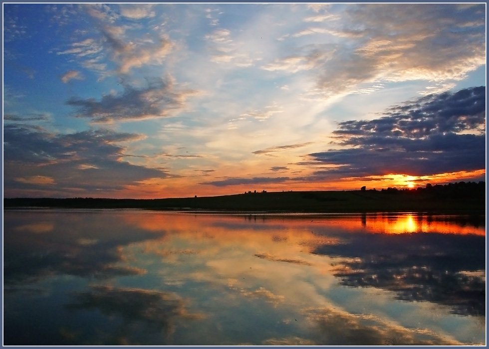 закат,небо,пруд,удмуртия, Андрей,любитель 35photo