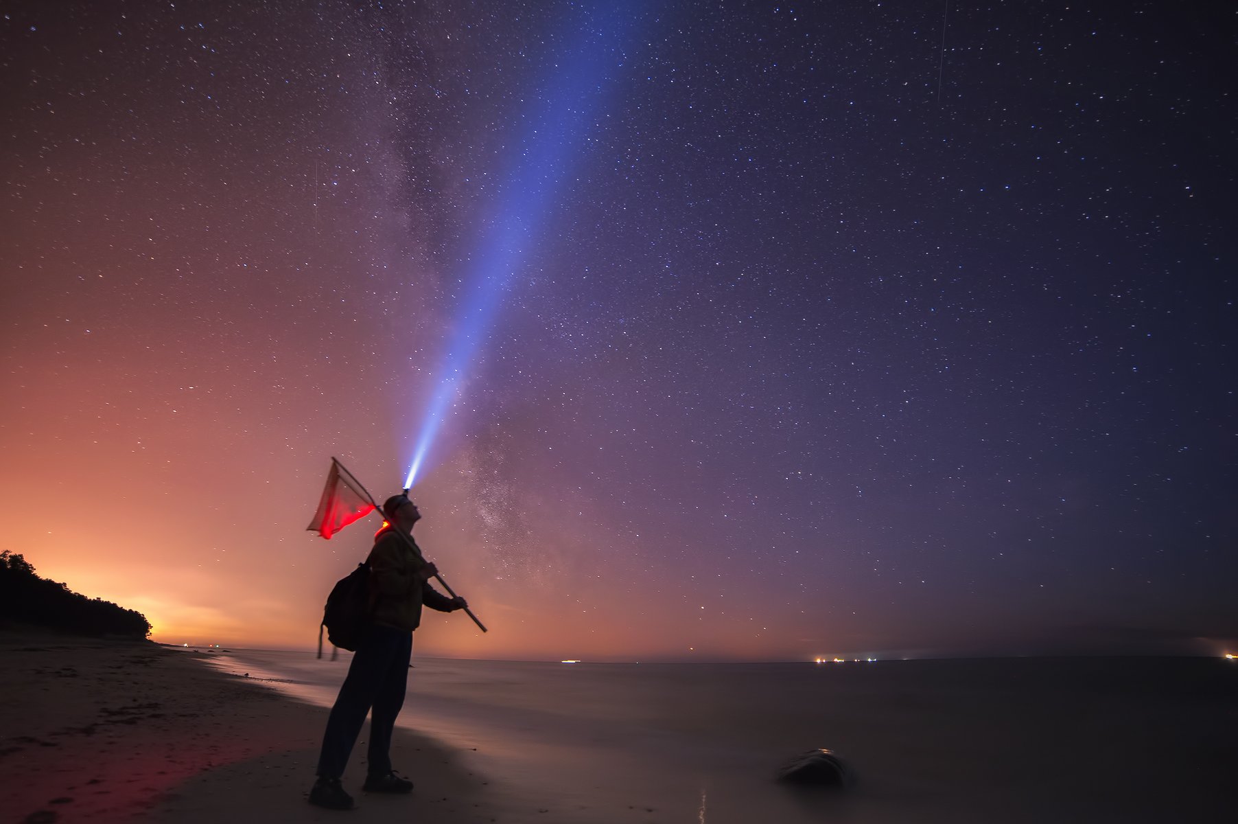 Baltic sea, Long exposure, Milky way, Night, Portrait, Stars, Sutkus Rolandas