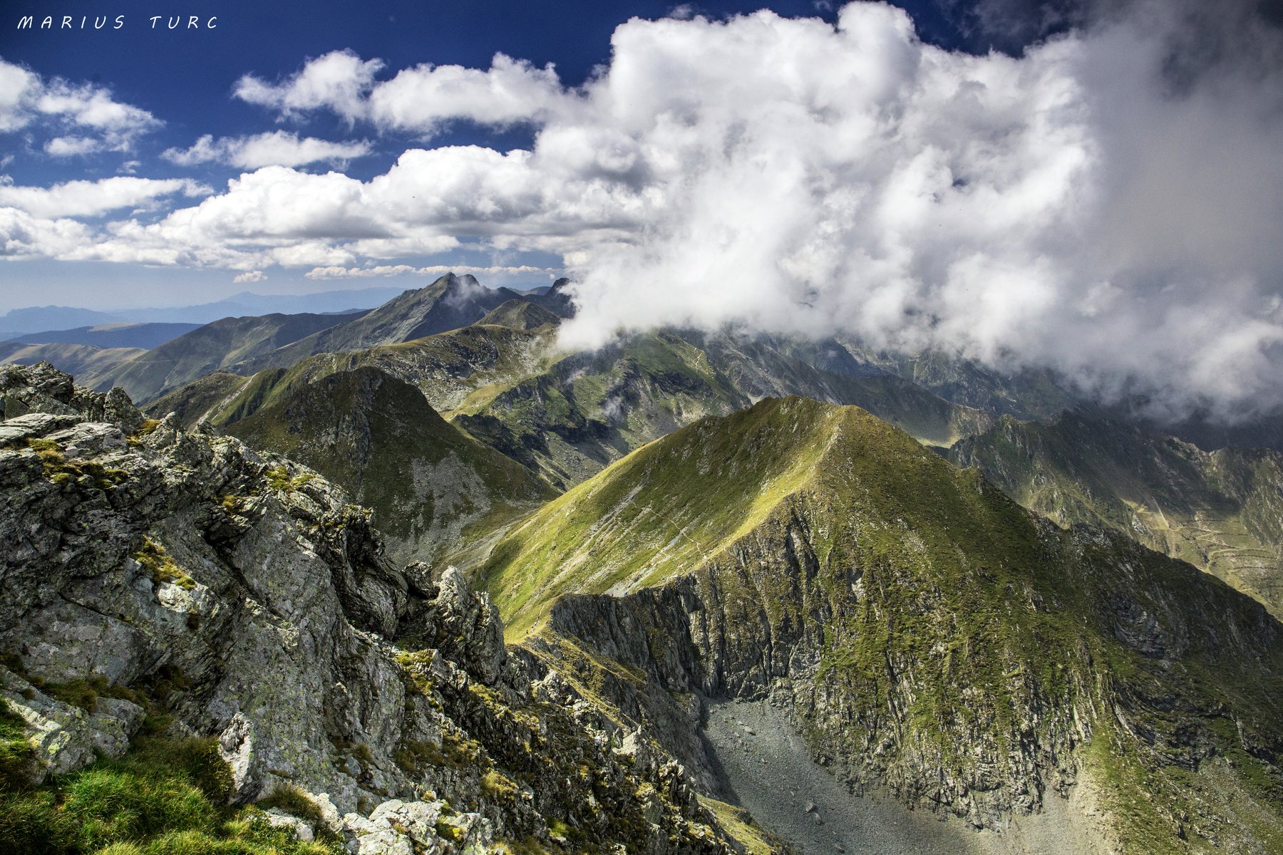 Fagaras mountains in Romania, Marius Turc