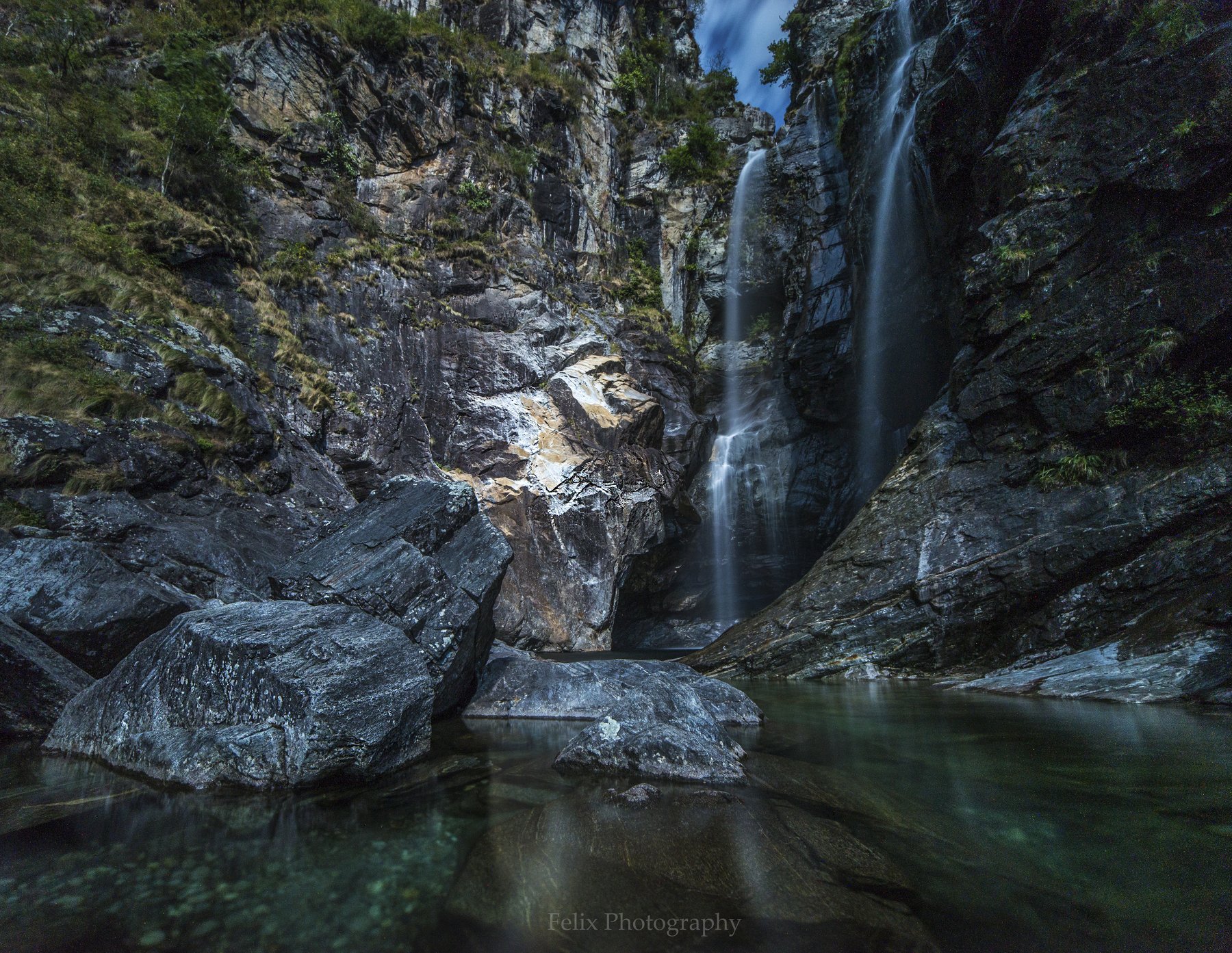 waterfall,switzerland,long exposure, Felix Ostapenko