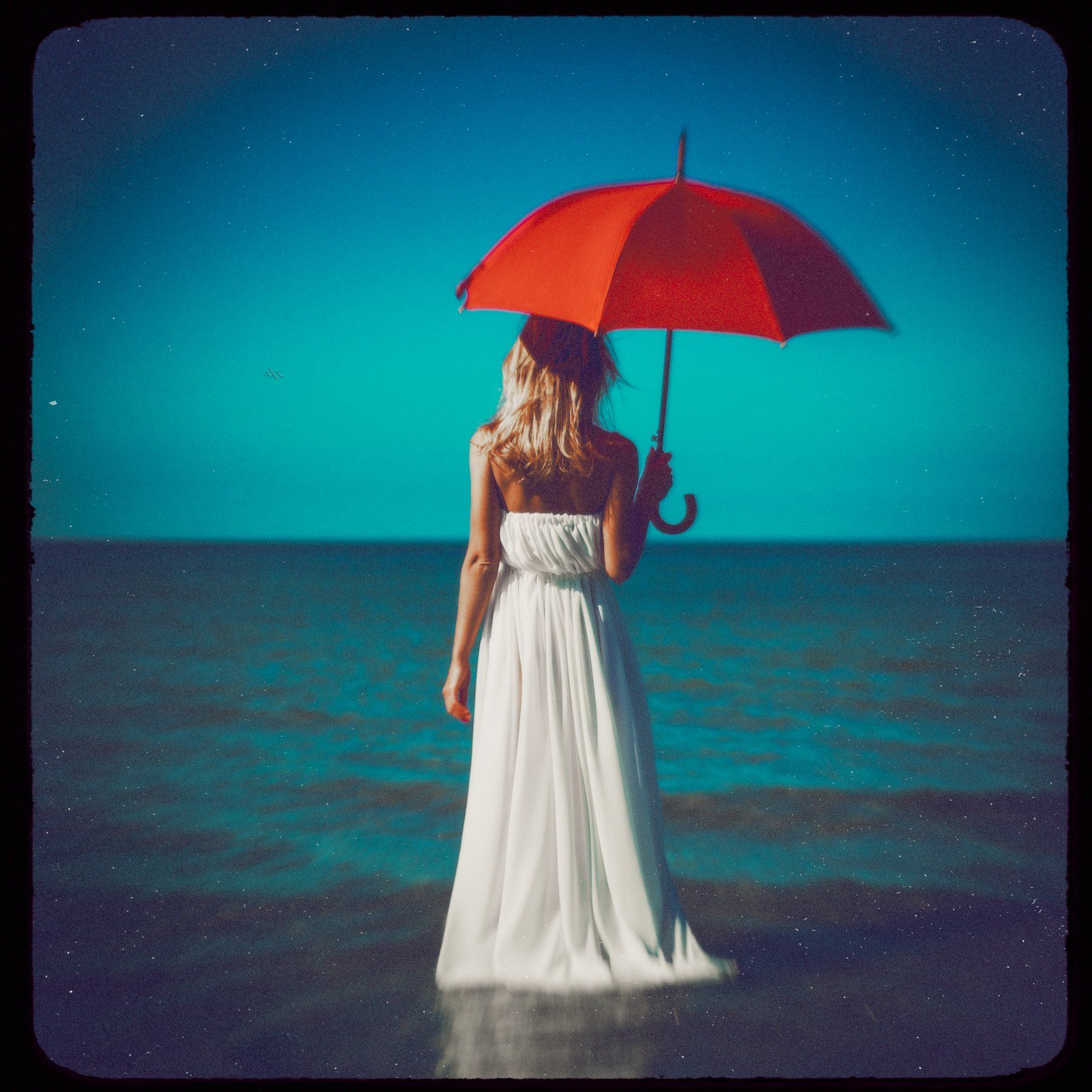 Baltic Sea, Portrait, Umbrella, Woman, Руслан Болгов (Axe)