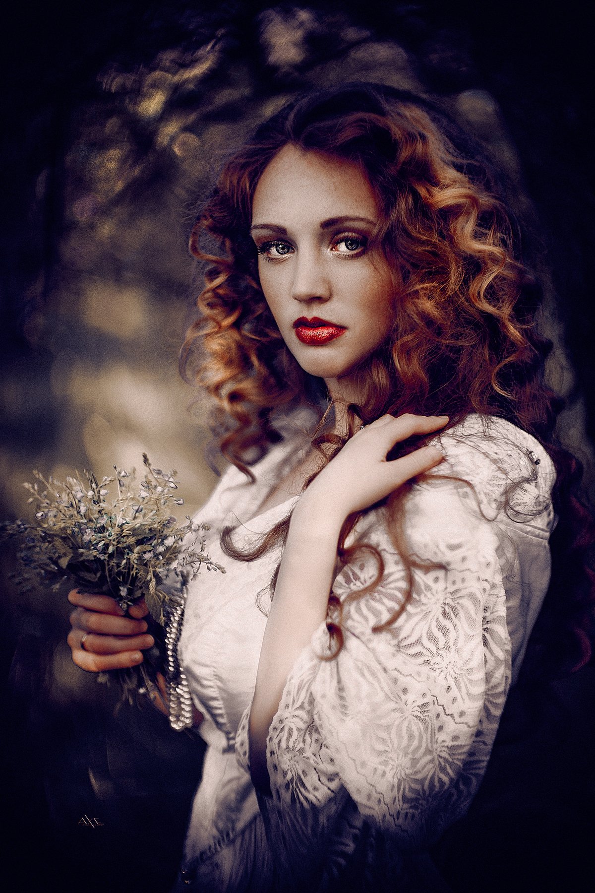 Apple garden, Beauty, Portrait, Toning, Woman, Руслан Болгов (Axe)