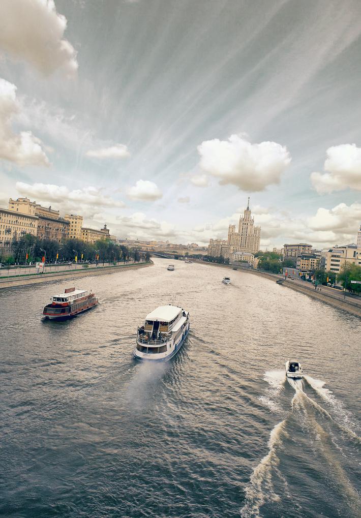 город, москва, река, небо,, Алексей Тувин