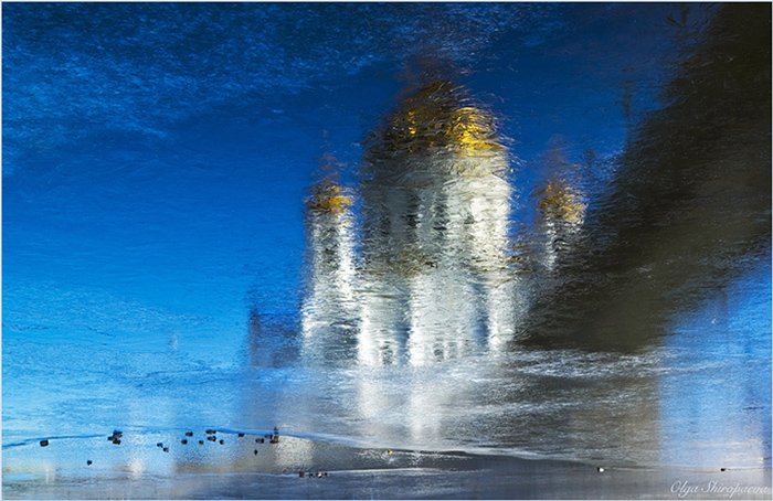 москва, храм, лед, Olga Shiropaeva