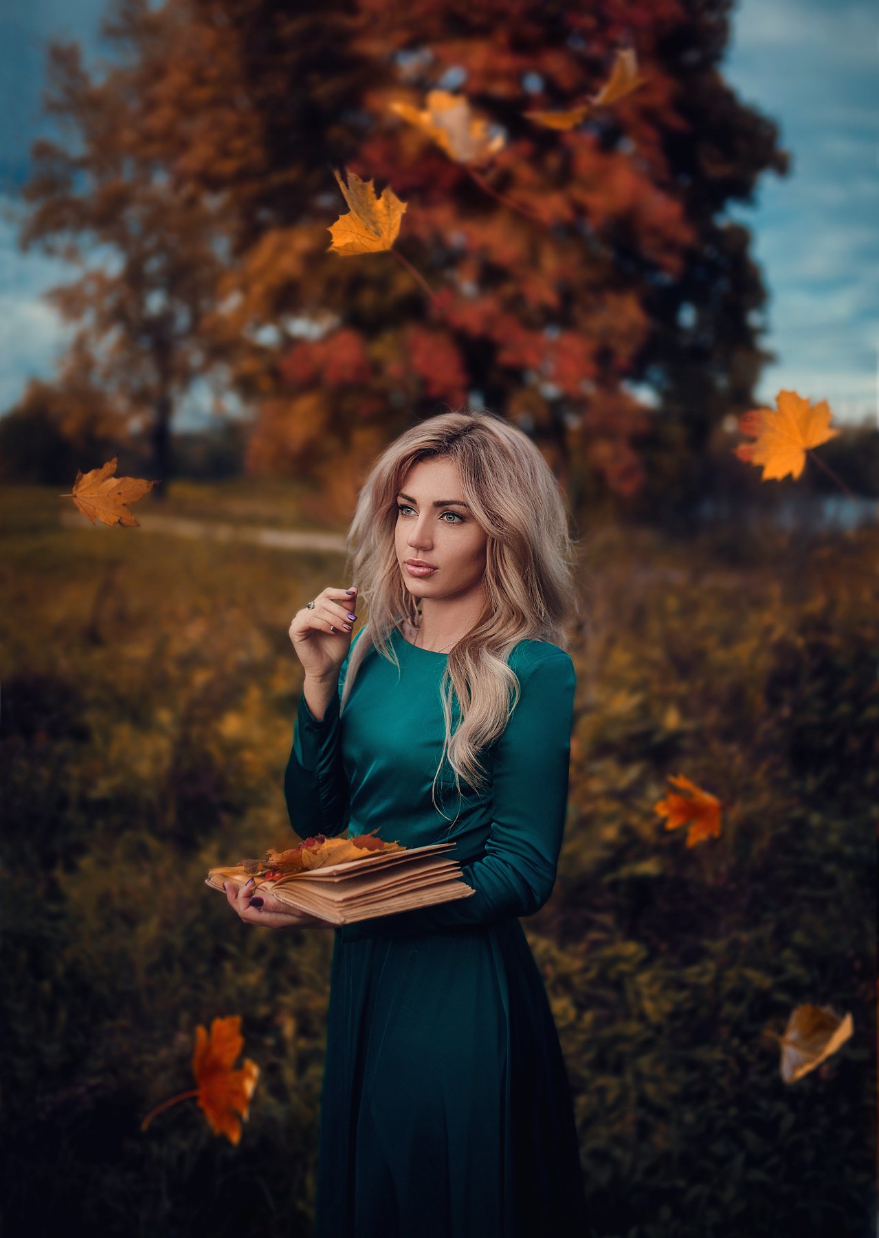 #portrait #beautiful #model #russia #moscow #Autumn, Hakan Erenler