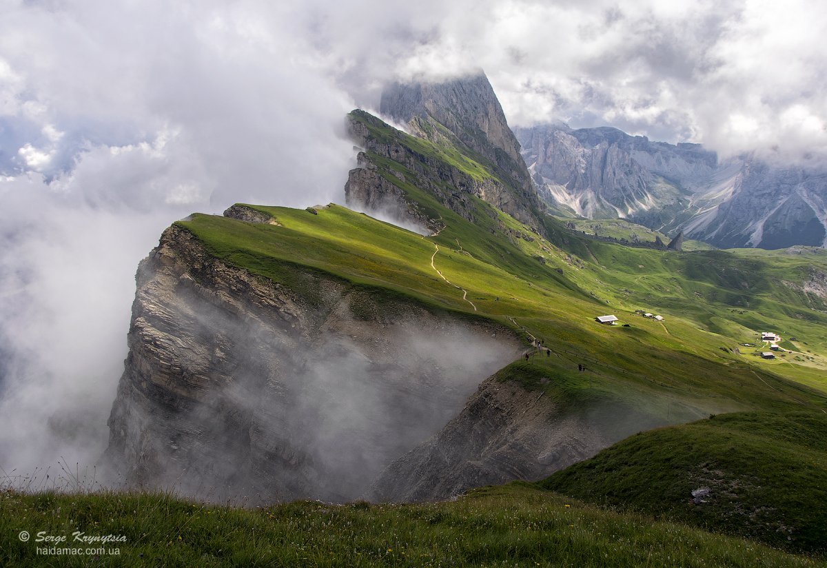Alps, Clouds, Dolomites, Fog, Italy, Light, Mountains, Haidamac