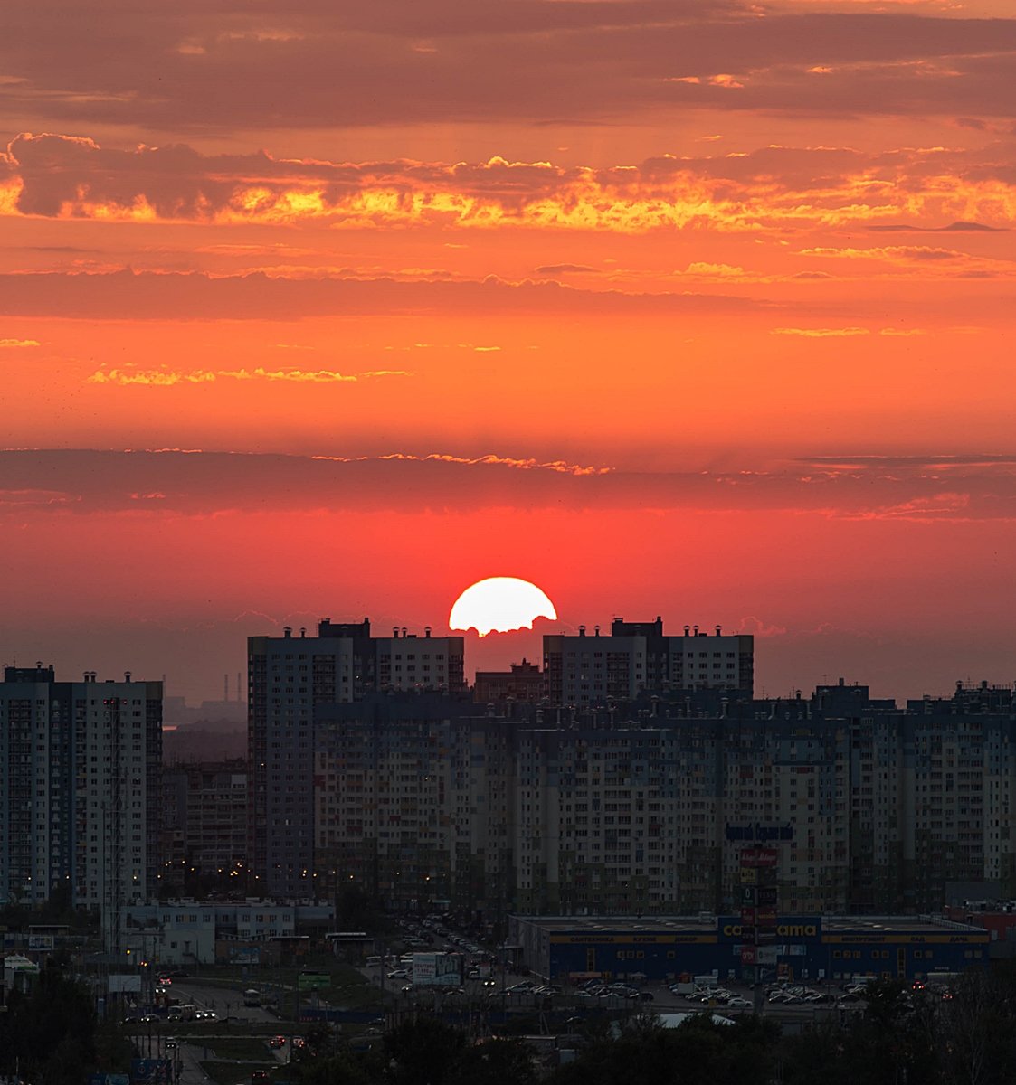 закат, нижний новгород, солнце, 7 небо, Настя Рыж