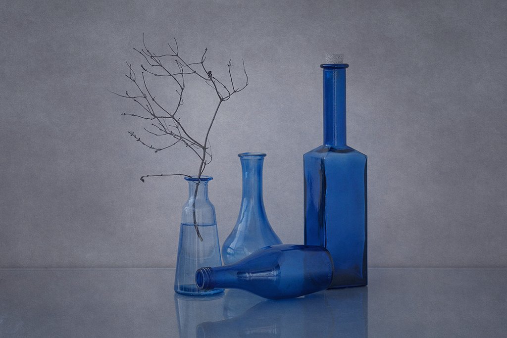 Blue, Glass, Anna