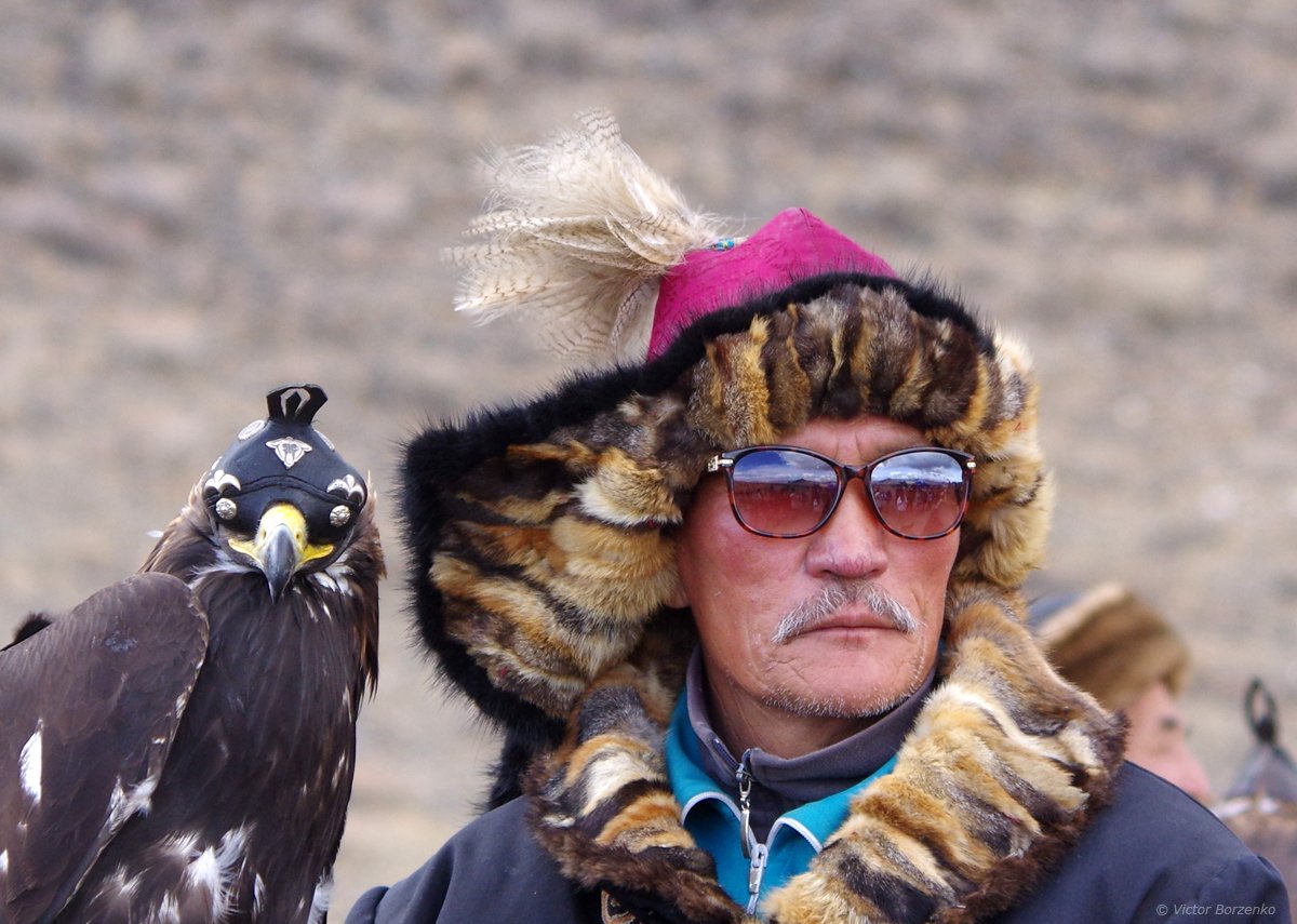 монголия беркут орел охотник, Виктор Борзенко
