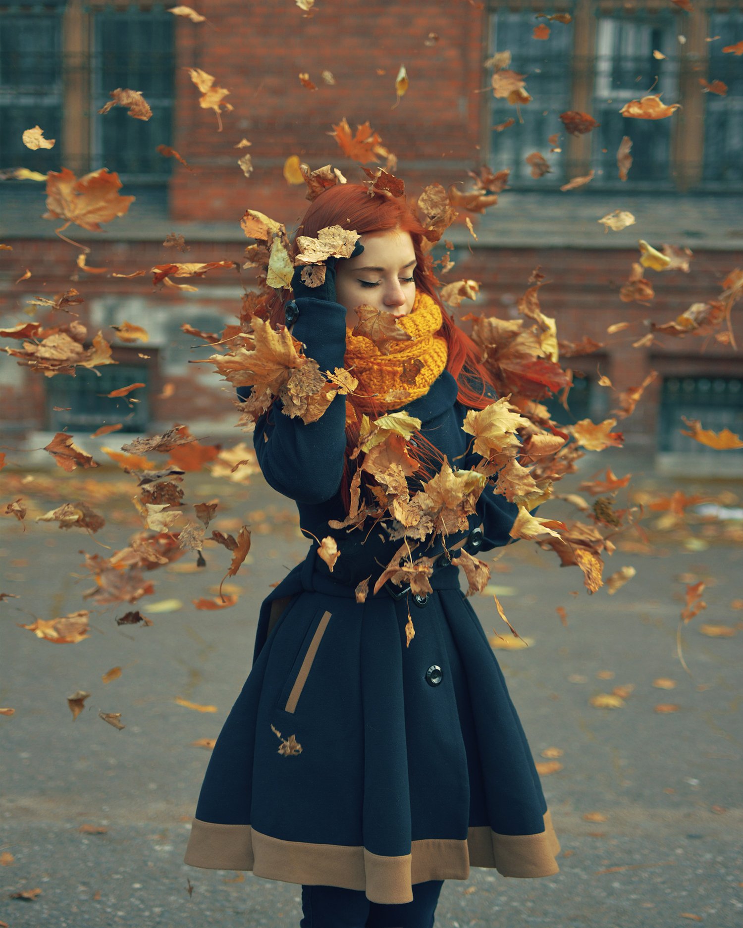 Осень, Портрет, Нарва, Эстония, Анастасия Волкова