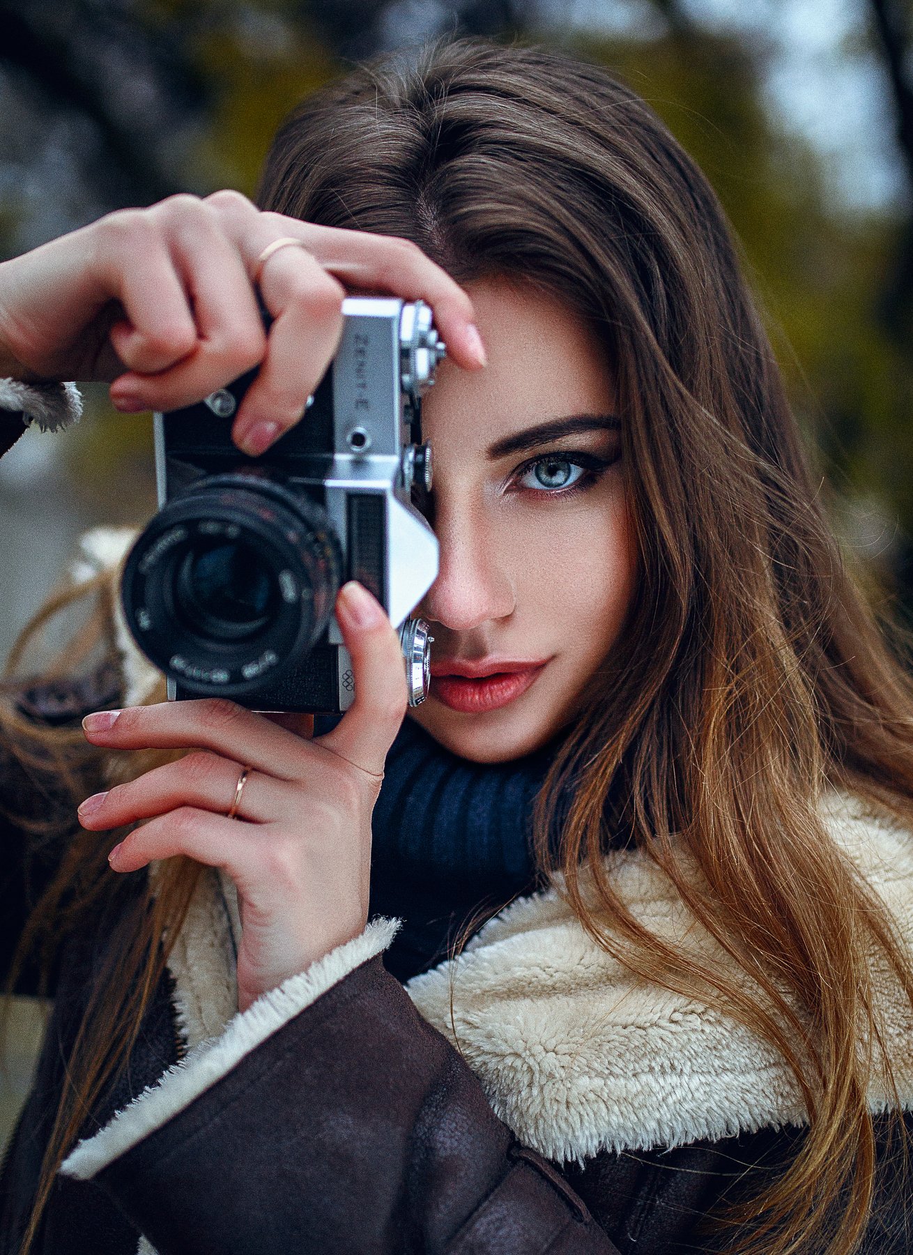 #portrait #beautiful #model #russia #moscow #Autumn, Hakan Erenler