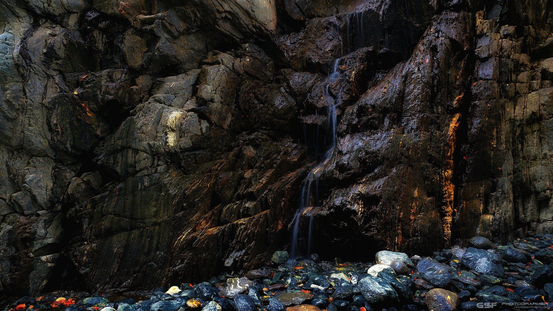 горы скалы каньон камни водопад, Serj Master