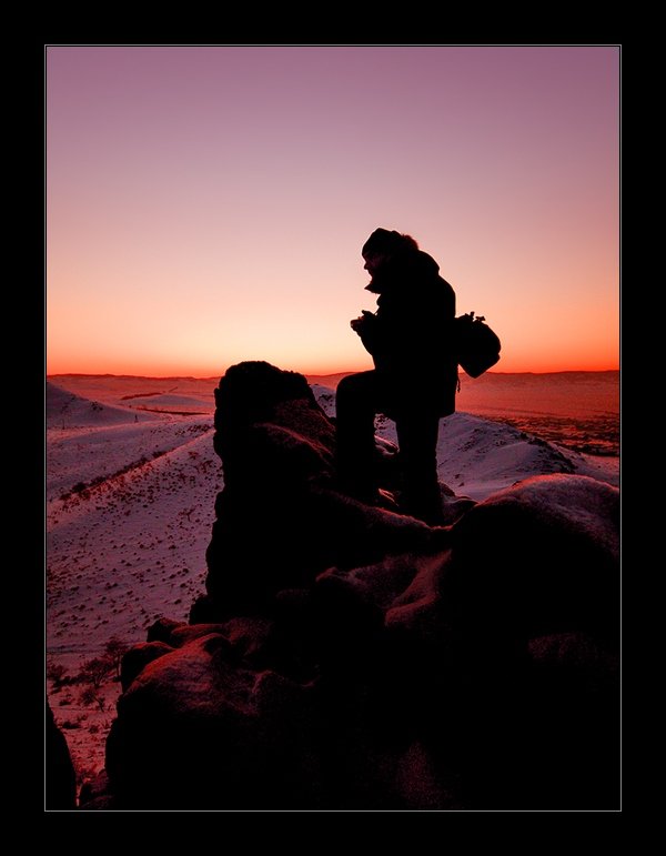 зима, вечер, закат, солнце, горы, vertun, фотограф, i_go, i_GO