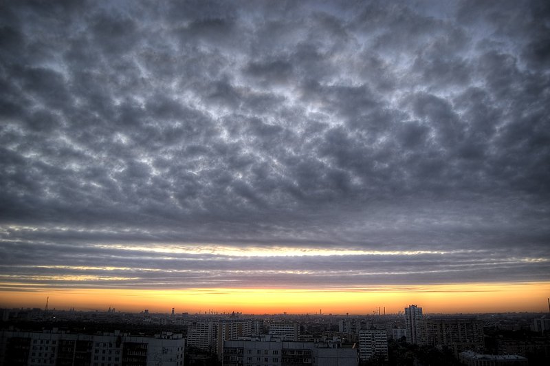 moscow sunrise hdr, Yuri Dmitrienko