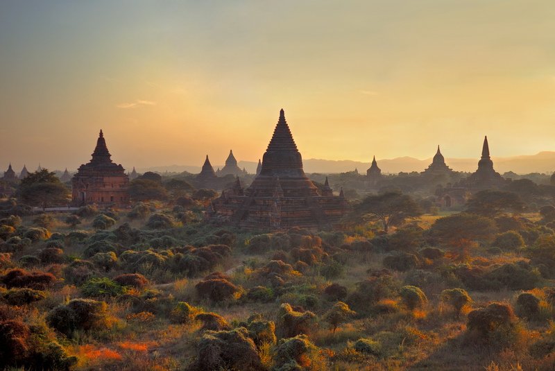 бирма,баган,пагода, fotomafia