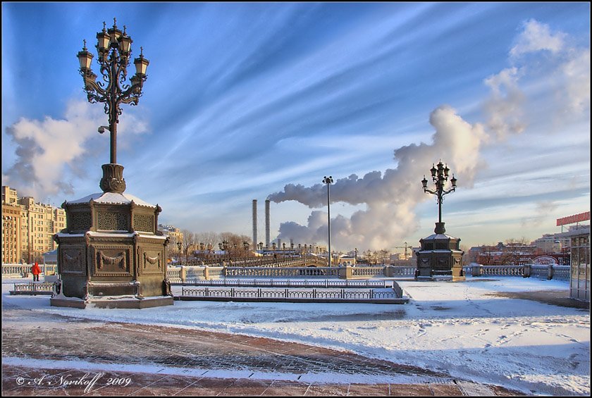 фонари,зима,мороз, Алексей Новиков