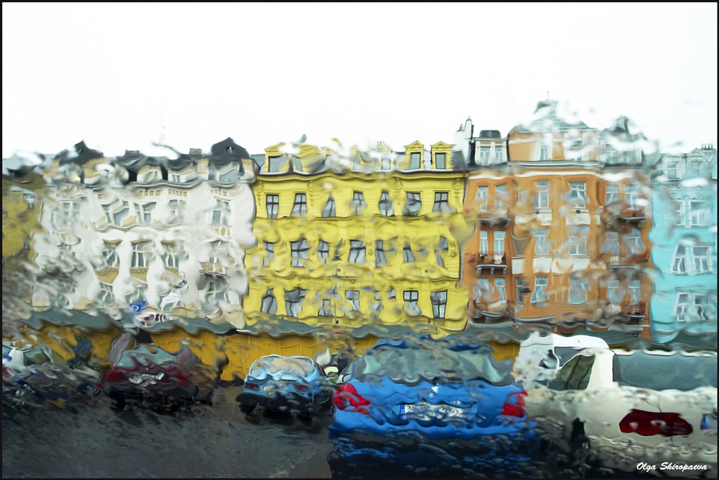 карловы, вары, дождь, город, Olga Shiropaeva