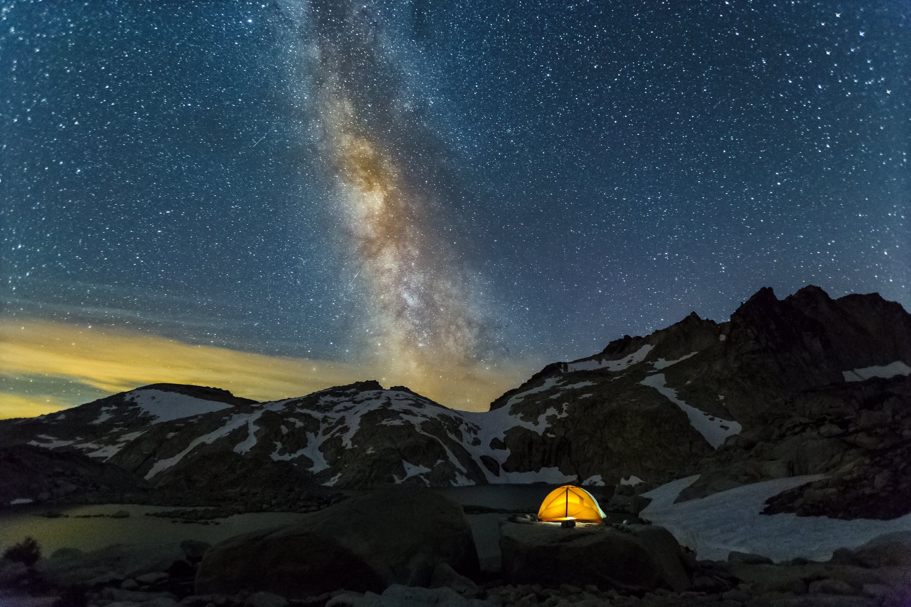 палатка, ночь, млечный путь, звезды, Евгений Васенев