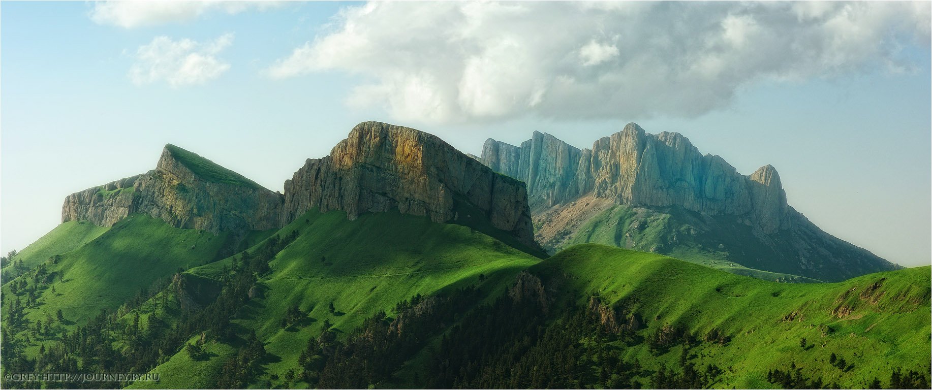 горы, скалы, тхач, кавказ, альпика, хребет, Сергей Павлов