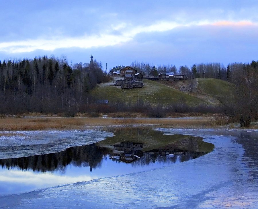 первый лед, малые карелы, архангельск, KSergeyV