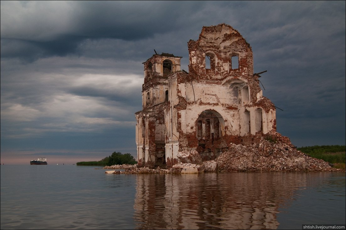 Затопленная Церковь Крохино