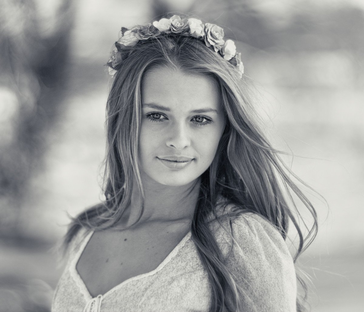 девушка, портрет, взгляд, valeko