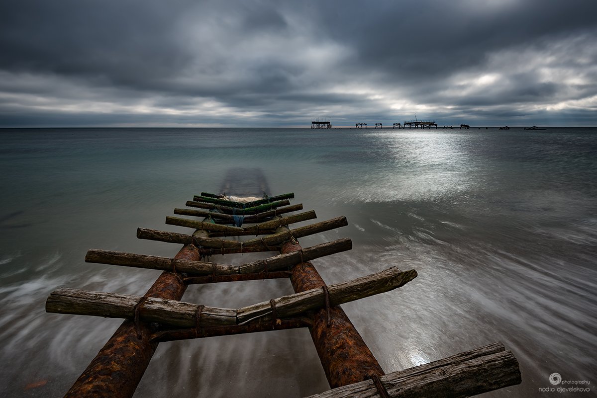 clouds, storm, shabla, sea, seascape, landscape, cloudscape, waves, Надя Джевелекова