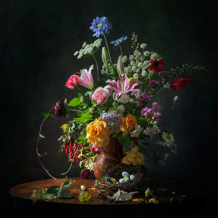 летний букет, цветы, Anyuta Gillespie