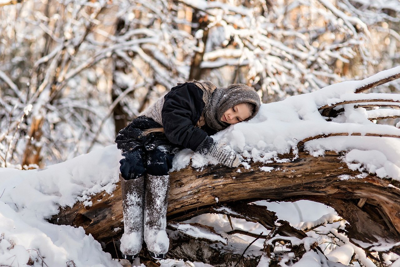 девочка,зима,снег,холодно,85мм,лес,ель,деревья,nikon, AlexeyAsoskov