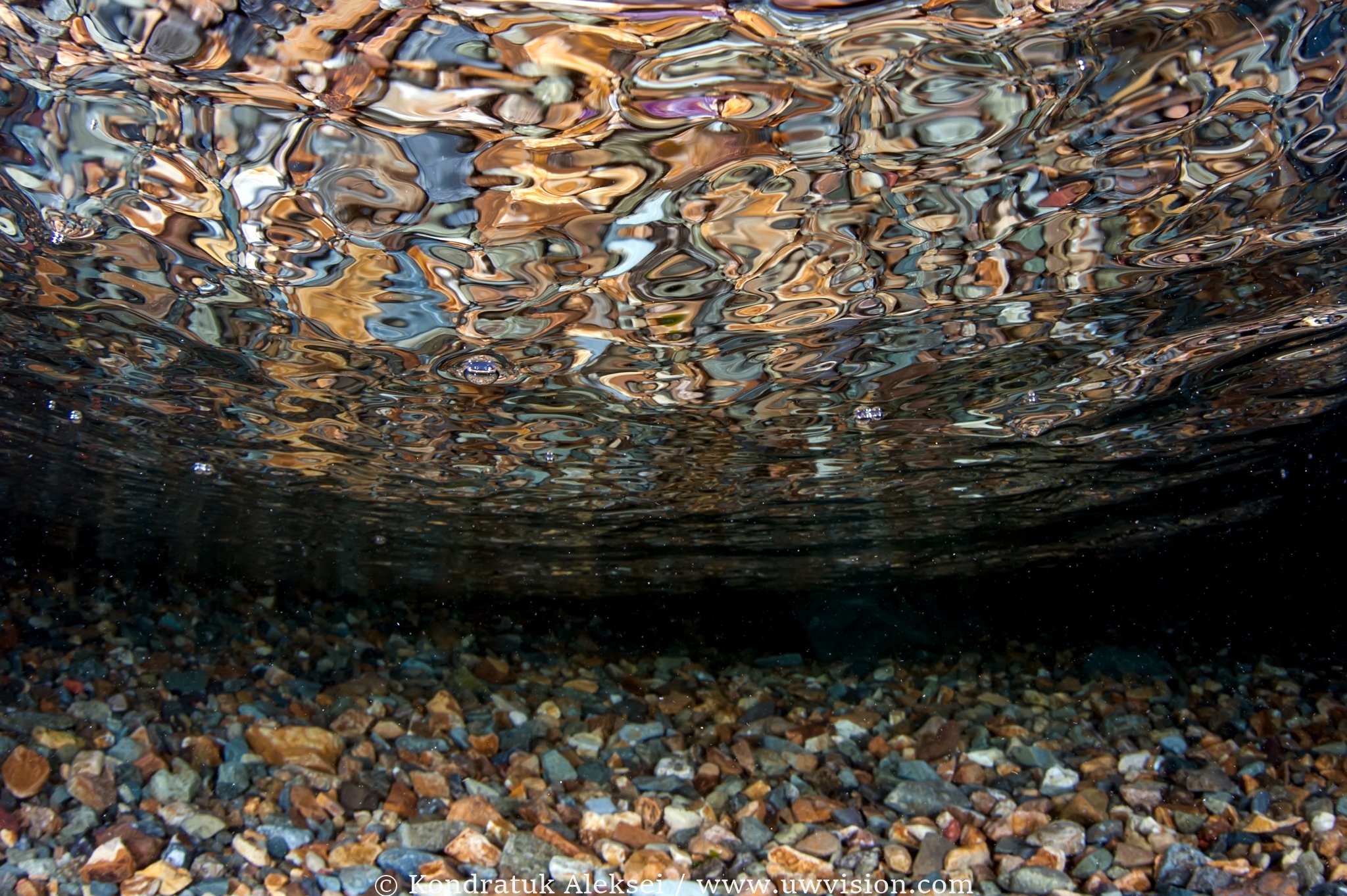подводная съемка, море, дно, текстура вода, Алексей Кондратюк