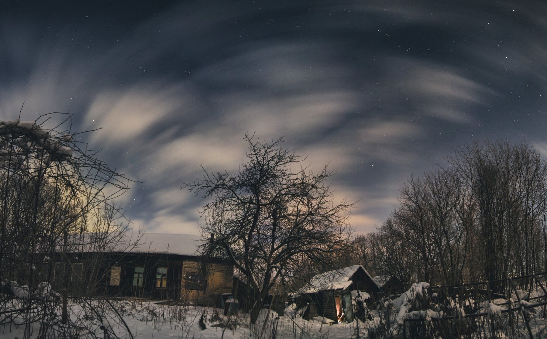 ночь, облака, выдержка, панорама, Артемий Тузов