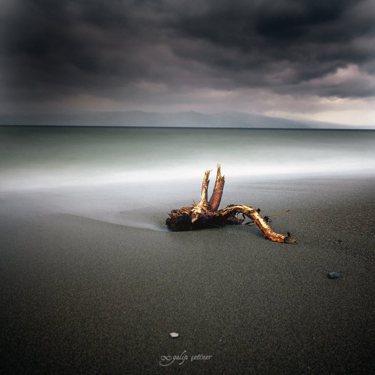 sea, long exposure, cloud, alone, lonely, square, Galip Çetiner